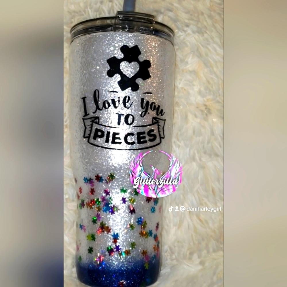 🧡 24oz. Tumbler Love you to pieces